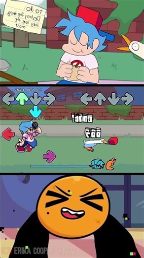 FNF BF vs Goose Bluey Animation Gameplay (FNF Mod) #shorts
