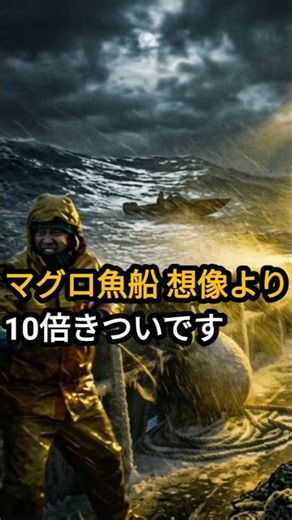 マグロ漁船想像より10倍きついです #マグロ漁船 #漁師 #仕事のリアル #きつい