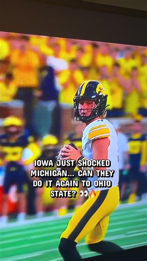 Iowa just walked into the Big House and beat Michigan on the FINAL play… now No. 5 Ohio State comes to Kinnick. 😳🔥 Iowa is 4–0. Ohio State is 3–1. Kinnick is sold out. Who leaves Iowa City with the win — HAWKEYES or BUCKEYES? 👀👇🏾 #IowaFootball #OhioStateFootball #CollegeFootball #BigTenFootball #RunItUpSportsLive