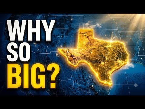 Why Texas Looks SO HUGE on the Map 🇺🇸 (The Real Reason)