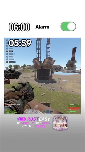 Rust || Nation on Instagram: "Sign up now for 3x free cases + 2 free gems with code: CASES #rustonlinegame #rust #survivalgames #pcgaminglife #explore"
