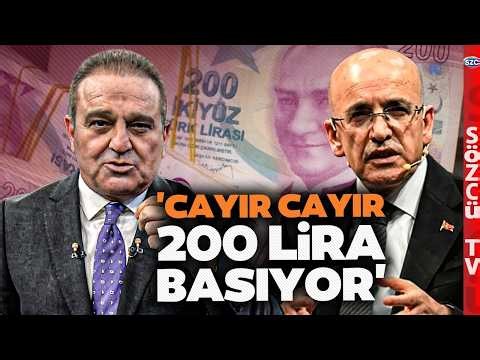 'Darphane Cayır Cayır 200 Lira Basıyor' Ekrem Açıkel'den Gündem Olacak 200 TL Çıkışı!