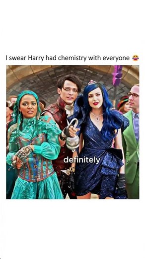Not Harry with the eyebrow! 😂 #fyp #funny #descendants #shorts