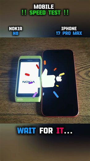 🚀⚡ NOKIA N8 VS IPHONE 17 PRO MAX SPEED TEST!!