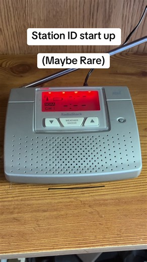 NOAA Station WXK85 Station ID Startup (Maybe Rare)