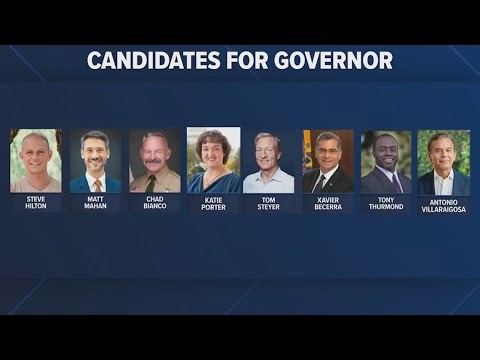 California governor candidates look to break through in second major debate