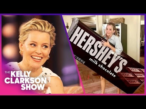 Elizabeth Banks Ate 6-Foot Chocolate Bar For 'The Miniature Wife'