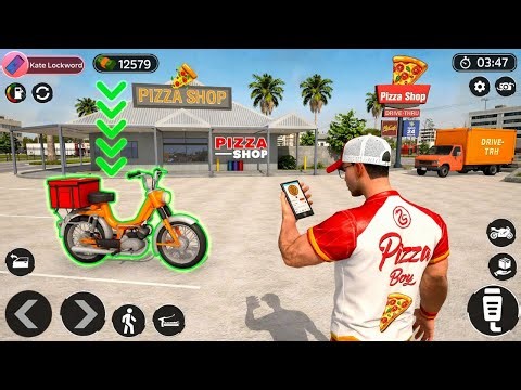 City Food Delivery Gameplay | Explore, Ride & Deliver Foods as a Deliveryman