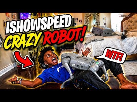 IShowSpeed GOES CRAZY with His New Robot 🤖🔥