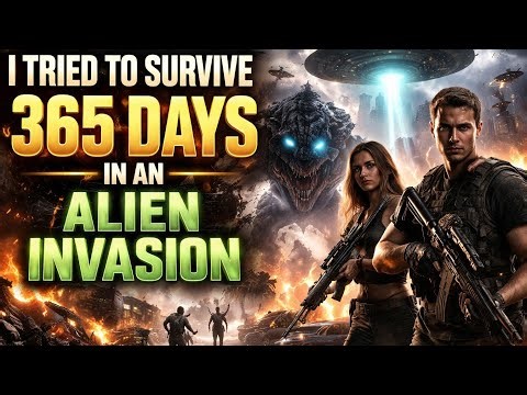 I Tried To Survive 365 Days In An Allien Invasion | Apocalypse Survival Story