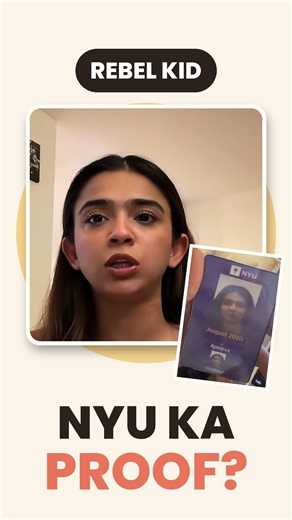 Rebel Kid showed her NYU student card. Is that proof? 👀 #Shorts