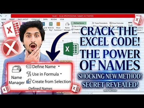 Define Name in Excel & Use in Formula & create from selection How to use How did work in Excel