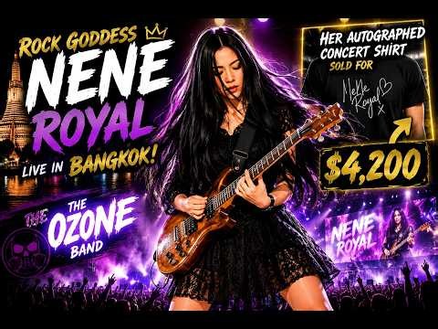 Nene Royal Bangkok Concert Included A $4,000 Shirt Auction! AGT Star & Ozone Band Live