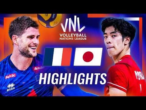 France 🇫🇷 vs. Japan 🇯🇵 - Highlights | Week 2 | Men's VNL 2026