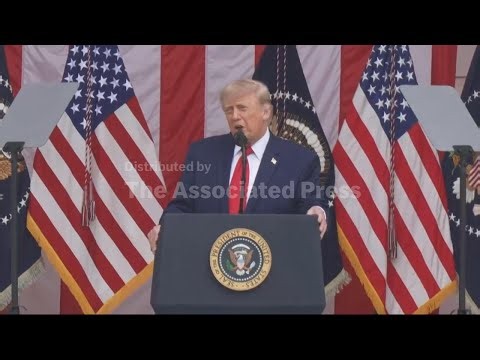 Trump honors fallen service members at Arlington National Cemetery to mark Memorial Day