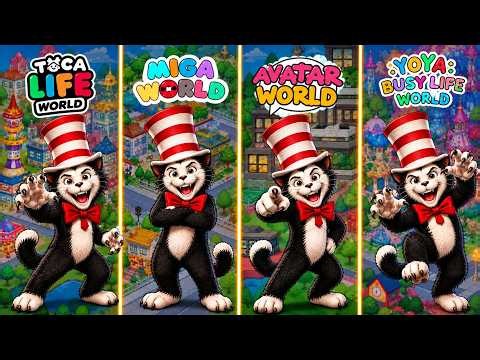 🎩 THE CAT IN THE HAT HORROR in 4 GAMES! 😱 Which One Is SCARIEST?