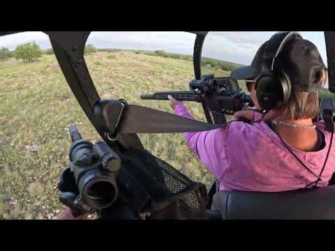 Heli Hog Hunting 4K San Angelo, TX April 2026