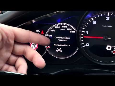 Comment trouver la position de navigation actuelle sur PORSCHE Panamera 4S