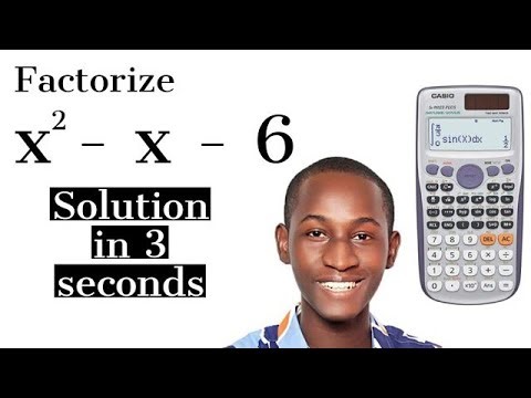 GCSE Maths Paper 2 Calculator Trick: Factorizing Quadratics