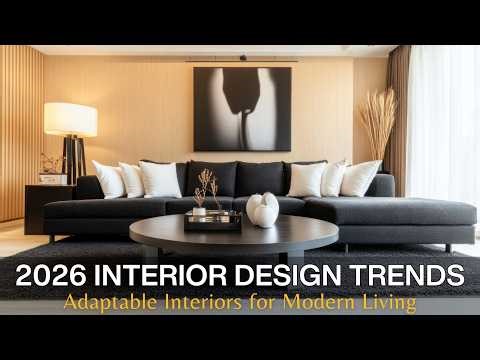 2026 Interior Design Trends: Modern Luxury Color Palettes, Lighting & Interior Decor Ideas