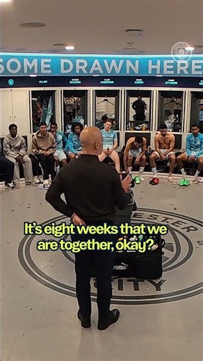 🩵⚽️ "Eight weeks, you won all of them!" #football #skills #mancity #premierleague #shorts
