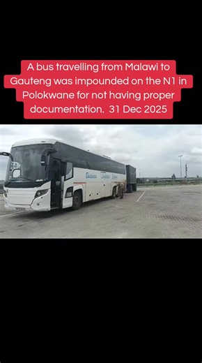 Bus from Malawi Impounded in Polokwane for Documentation