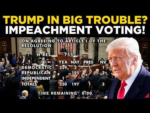 TRUMP IMPEACHMENT 2026 LIVE | House of Representatives Decides President Trump's Fate | Trump Live