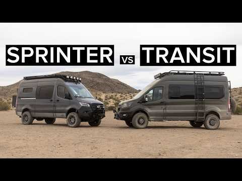 MERCEDES SPRINTER VS FORD TRANSIT | Off Road Test + Build Comparison