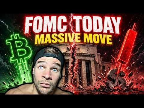 🚨 LIVE: FOMC DECISION TODAY! Bitcoin's BIGGEST Move in Weeks? (Trade With Me LIVE)