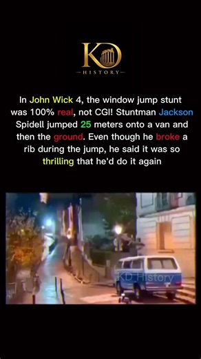 No CGI! John Wick 4 Real Window Stunt