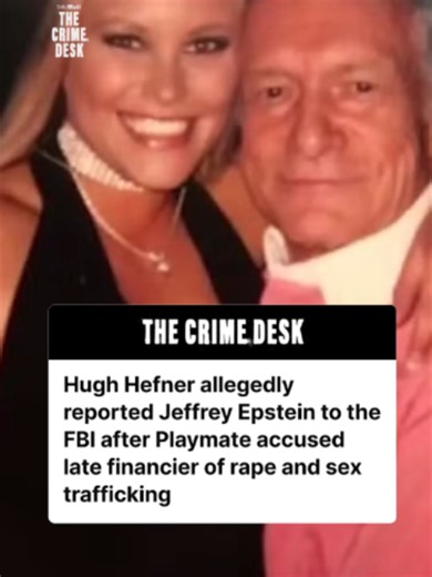 Late Playboy mogul Hugh Hefner allegedly called the FBI to report convicted sex offender Jeffrey Epstein after a Playmate told him that she'd been raped and trafficked by the disgraced financier. Audra Lynn Christiansen, a 2003 Playmate, was living with Hefner at the Playboy Mansion when she turned to him for help, claiming that she had been raped by Epstein and trafficked to his wealthy friends. #HughHefner #AudraLynnChristiansen #Playboy #JeffreyEpstein #TheCrimeDesk