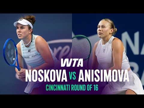 Linda Noskova vs. Amanda Anisimova | 2026 Cincinnati Round of 16 | WTA Match Highlights