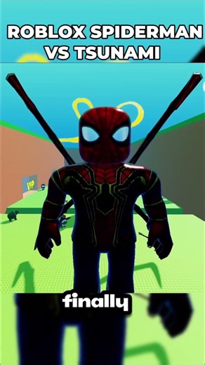 Can Spiderman Survive Huge Tsunamis🤔Escape Tsunami For Brainrots! #roblox #escapetsunamiforbrainrots