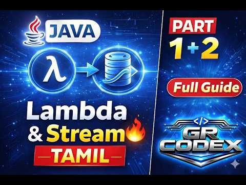 Java Lambda Expression & Functional Interface Explained in Tamil 🔥 | Part 1 | Beginners to Pro