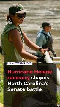 Hurricane Helene recovery haunts North Carolina Senate race