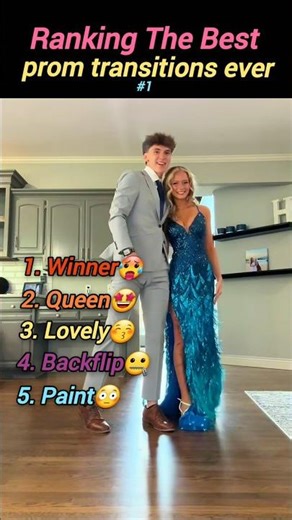 Ranking The Best prom transitions ever