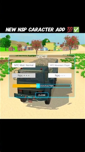 NEW NSP CRACTOR ADD 💯✅♠️🔱 INDIAN VICALES SIMULATOR 3D#gaming #tractorgame #indiantractor3d#shorts