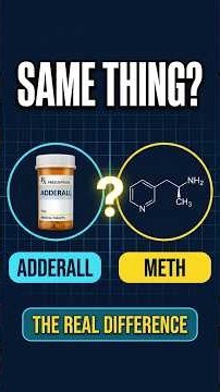 Is Adderall Just Meth? A Psychiatrist Explains #neuroscience #brain