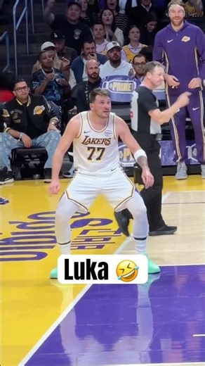 Luka dancing after the and-one 😭🕺