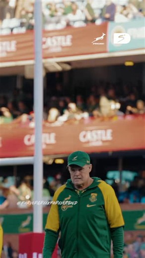 Big milestone for coach Rassie as the most capped Springbok coach 👏#Springboks | #forevergreenforevergold