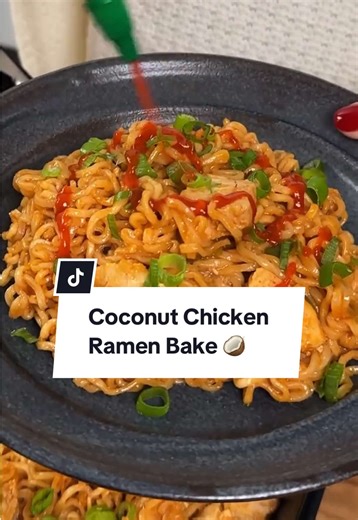 It's a crowd pleaser! 👏 Fast and flavorful, it doesn't get much better than this. Get the recipe for this one pan chicken coconut Ramen at the link in @allrecipes bio or keep reading: Ingredients: 1 (15 ounce) can coconut milk 3/4 cup water 3 tablespoons reduced-sodium soy sauce 2 tablespoons red curry paste 2 teaspoons minced garlic 1 teaspoon minced fresh ginger 2 teaspoons sesame oil 4 green onions, thinly sliced, divided 1 pound skinless, boneless chicken breasts, cut into 1-inch pieces 4 p