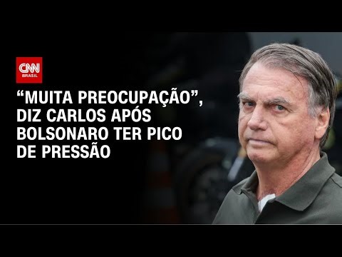 Bolsonaro teve pico de pressão e iniciou tratamento para apneia, diz Carlos | LIVE CNN