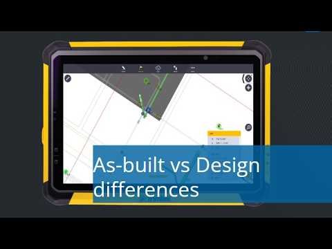 Trimble FieldLink 2026.1: As-built vs Design for Construction Layout