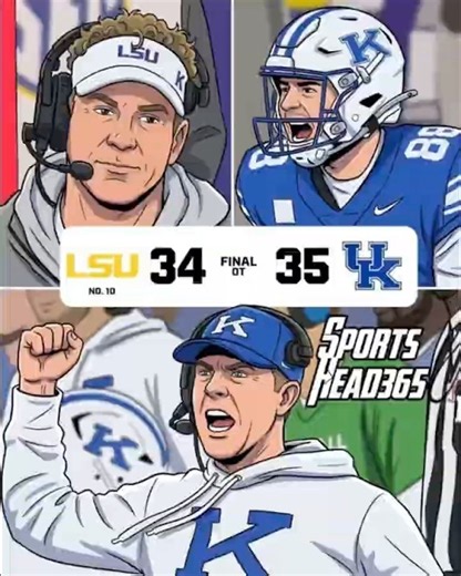 The No. 10 LSU Tigers lost a heartbreaker on the road to the Kentucky Wildcats, 35-34 in overtime🔥