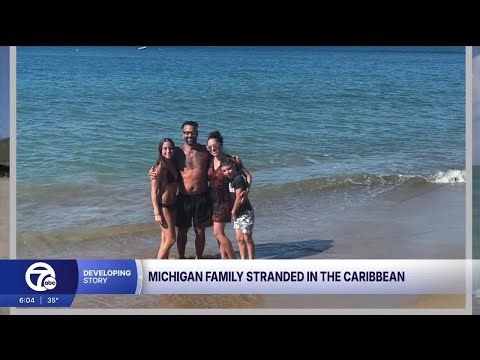 Michigan family stranded in Caribbean as Venezuela conflict disrupts flights