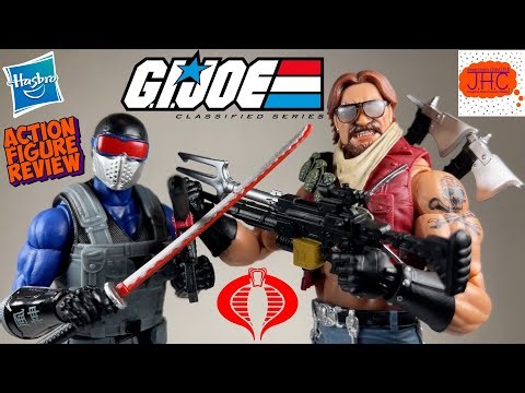 DREADNOKS? GI Joe Classified Series SNAKE EYES & MONKEYWRENCH Action Figure Review Fork Axe Grapple