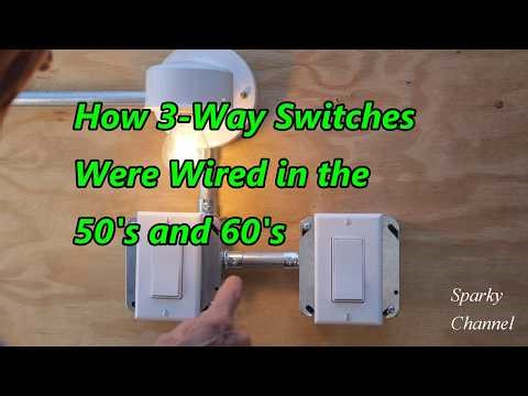 How 3-Way Switches Were Wired in the 1950s and 1960s