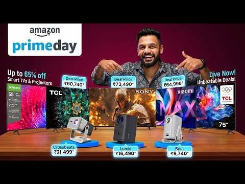 Amazon Prime Day 2026: Up To 65% OFF Smart TVs & Projectors! 🔥