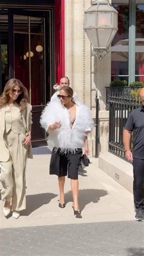 Jennifer Lopez out in Paris,France #JLo #Shorts