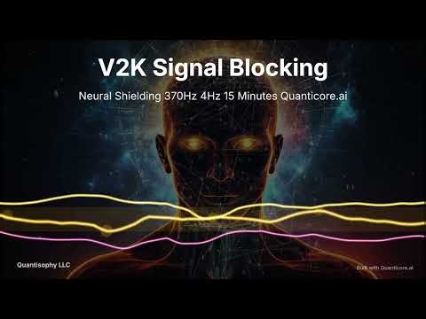 V2K Signal Blocking and Neural Shielding 370Hz 4Hz 15 Minutes Quanticore.ai